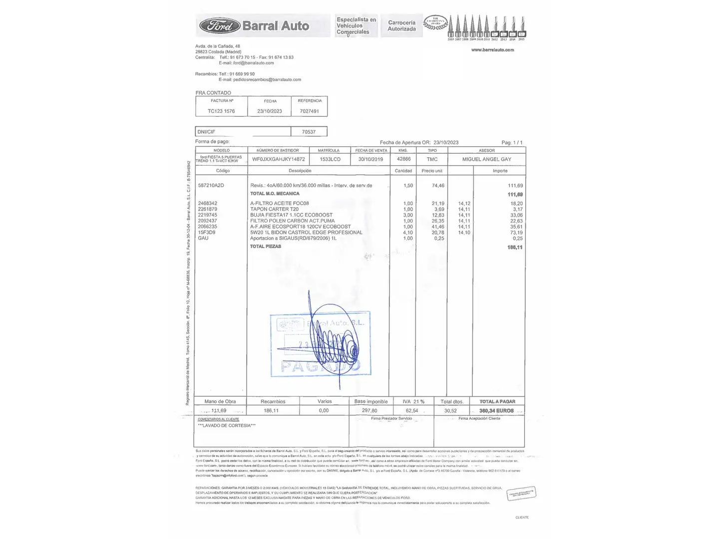 Foto Ford Fiesta Ford Fiesta 1.1 Ti-VCT Trend (85 CV)