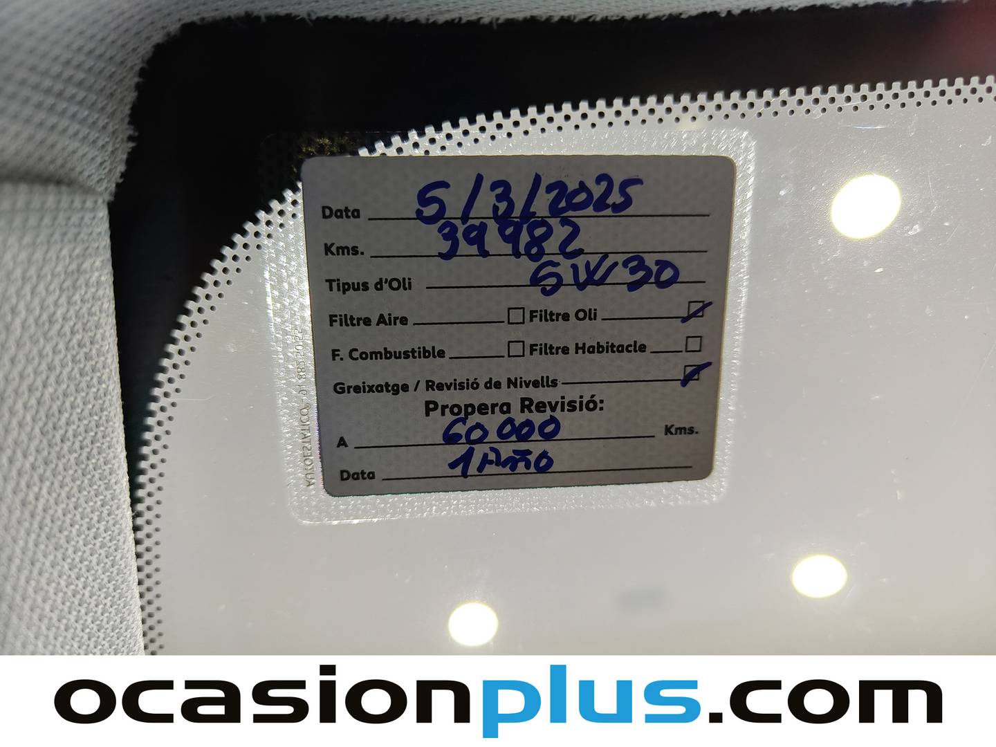 Foto del mantenimiento del Peugeot 308 Peugeot 308 PureTech 130 S&S Style (130 CV)