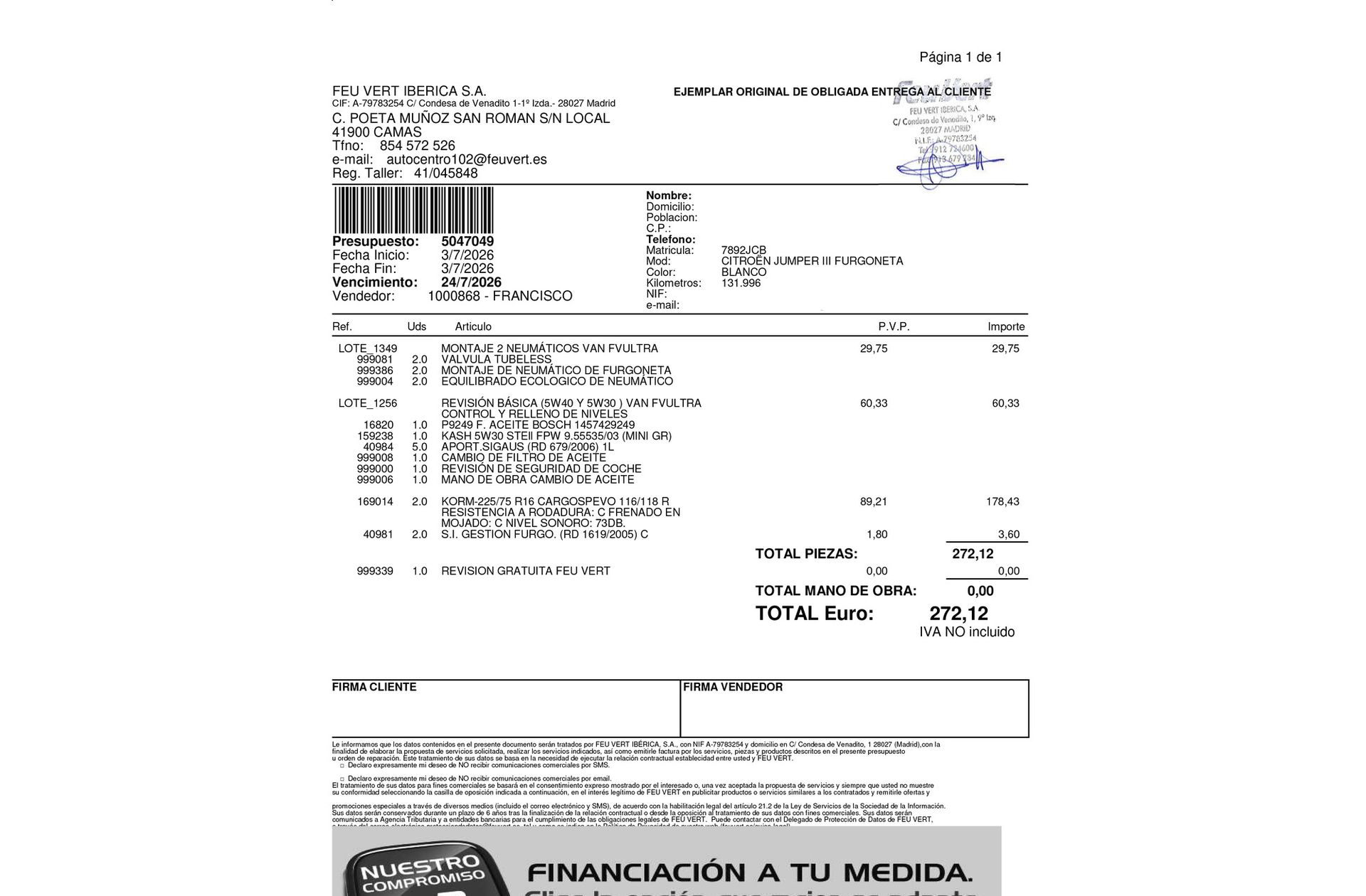 Citroën Jumper Autocaravana BlueHDi 130 35 Heavy L4H3 - foto 31