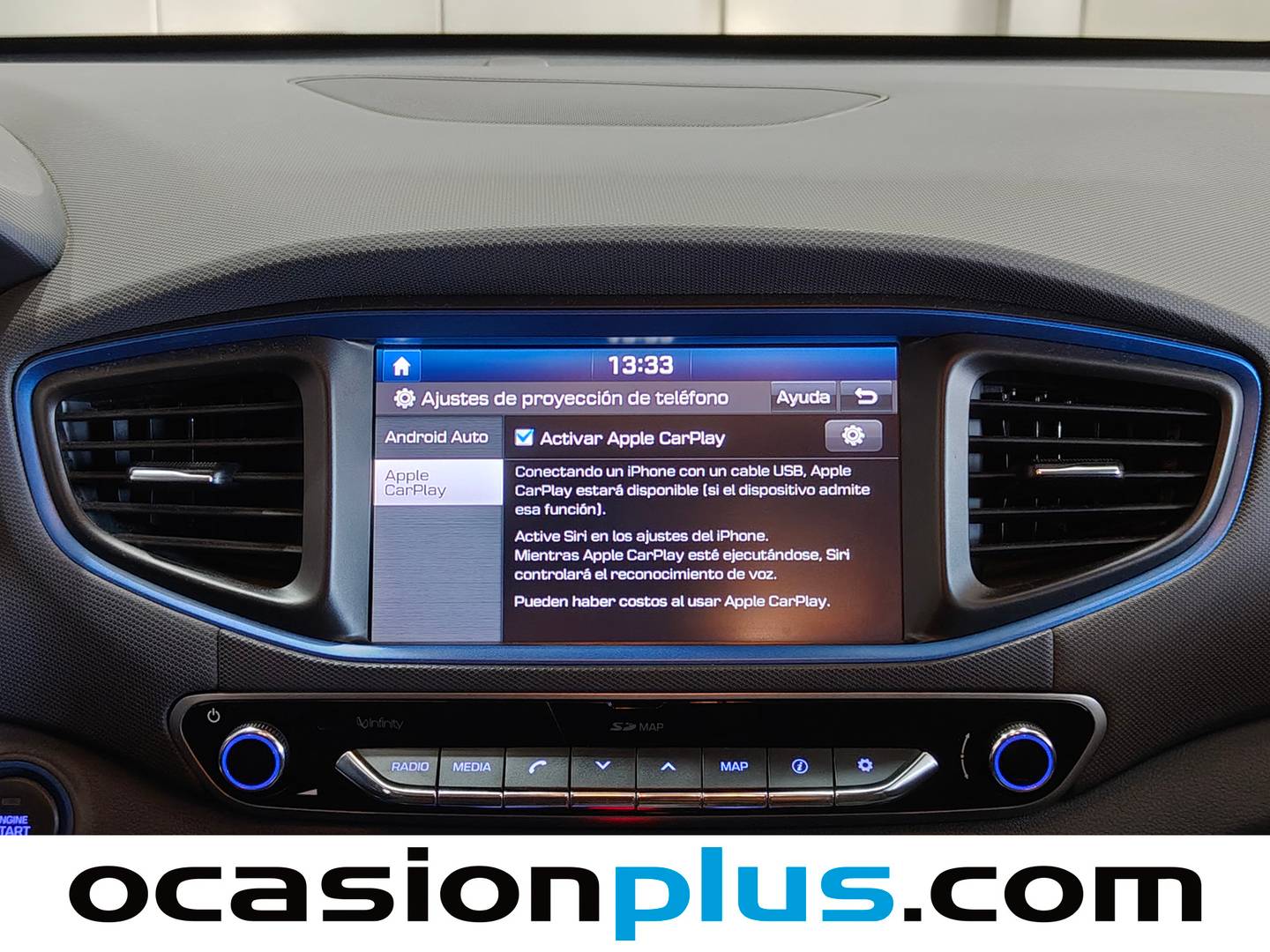 Equipamiento del Hyundai IONIQ Hyundai Ioniq 1.6 GDI HEV Tecno DCT (141 CV)