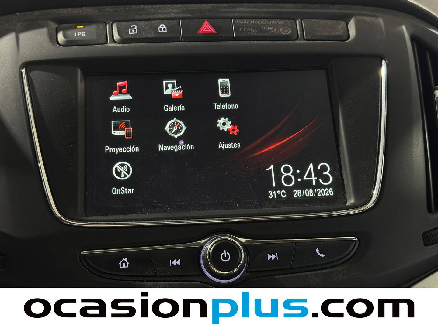Equipamiento del Opel Zafira Opel Zafira 1.4 Turbo GLP Selective (140 CV)