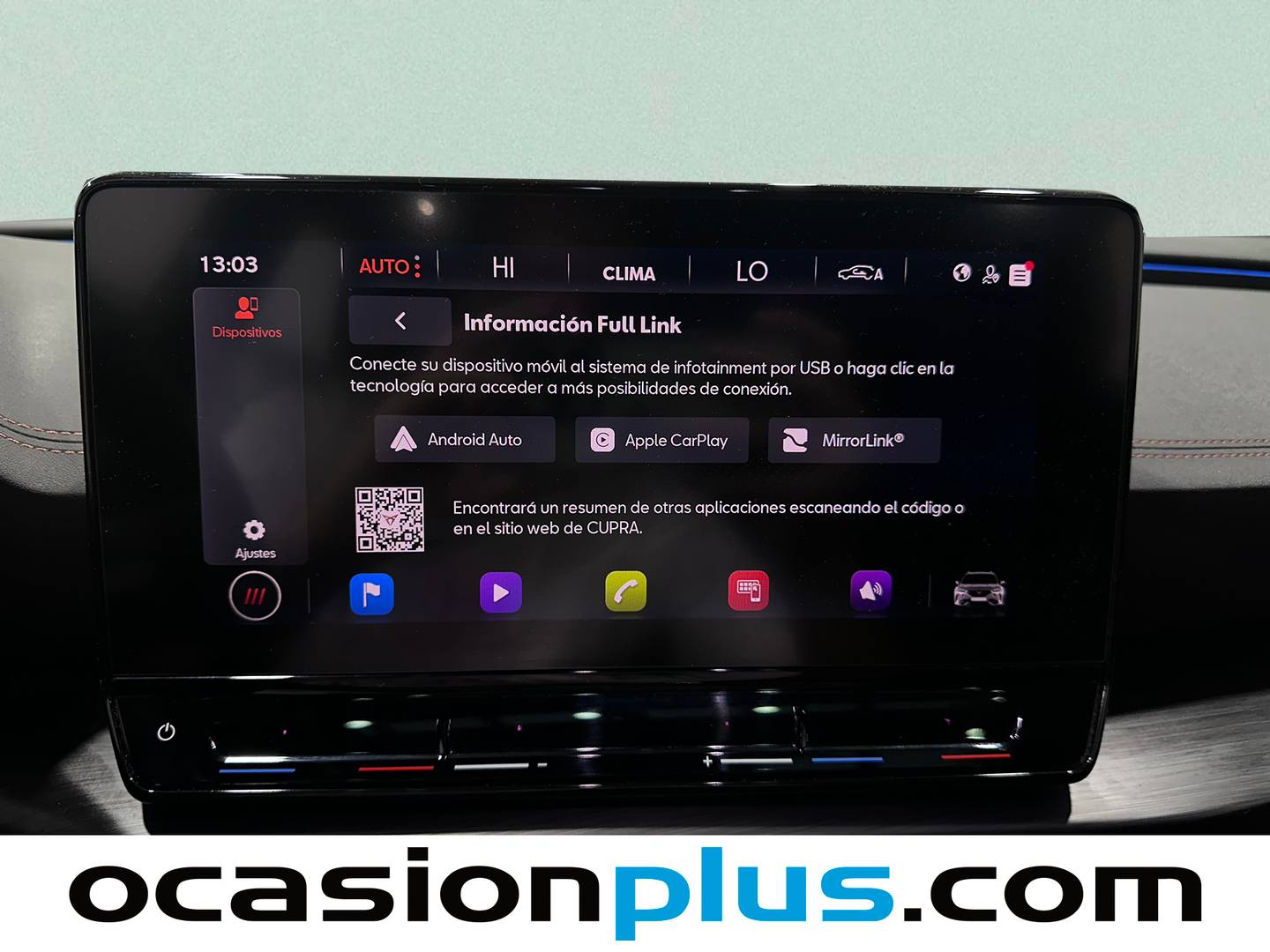 Equipamiento del Cupra Formentor Cupra Formentor 1.5 TSI DSG (150 CV)