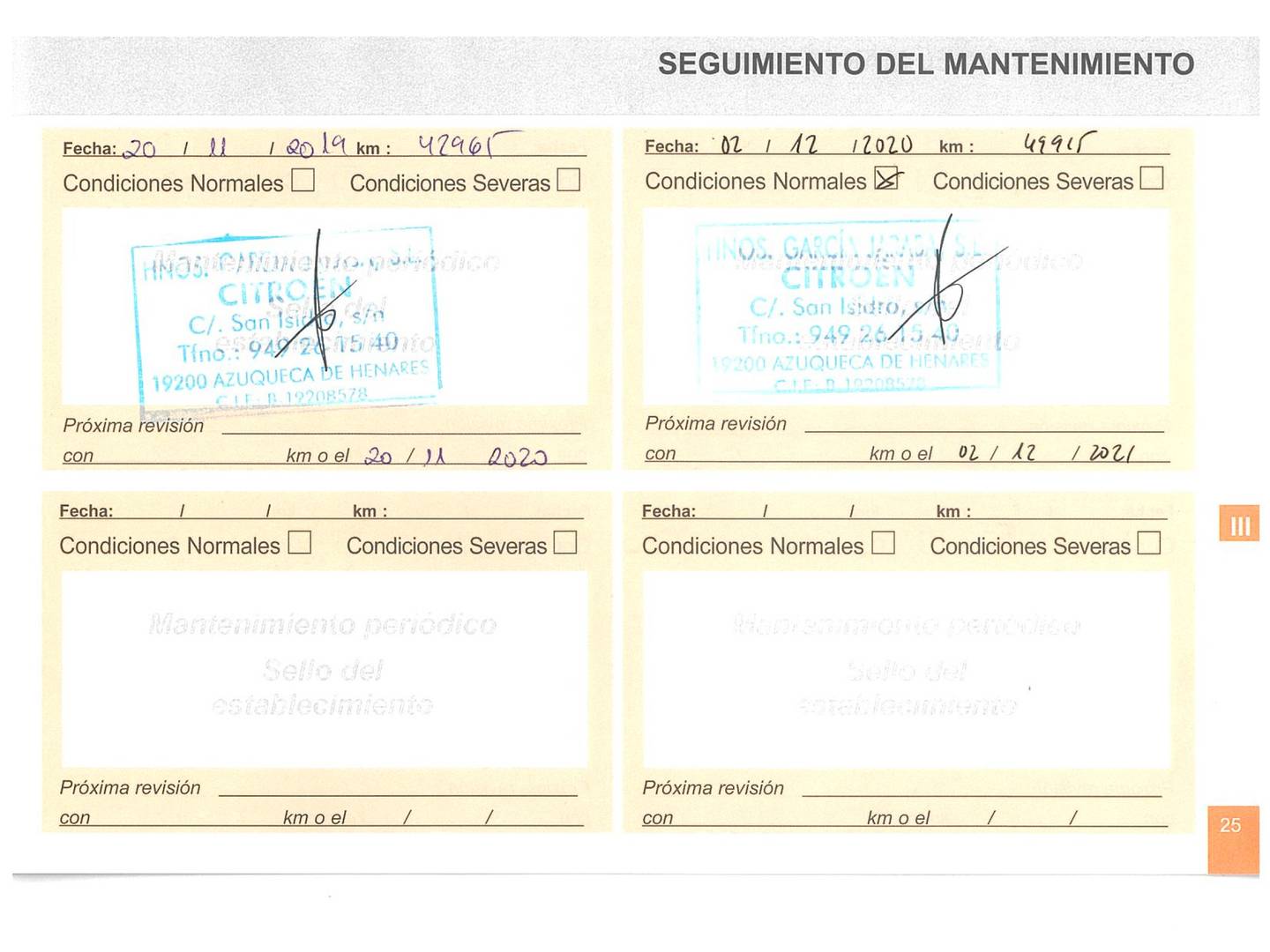 Foto del mantenimiento del Citroën Grand C4 Picasso Citroën Grand C4 Picasso BlueHDi 120 Feel Edition EAT6 (120 CV) 7 Plazas