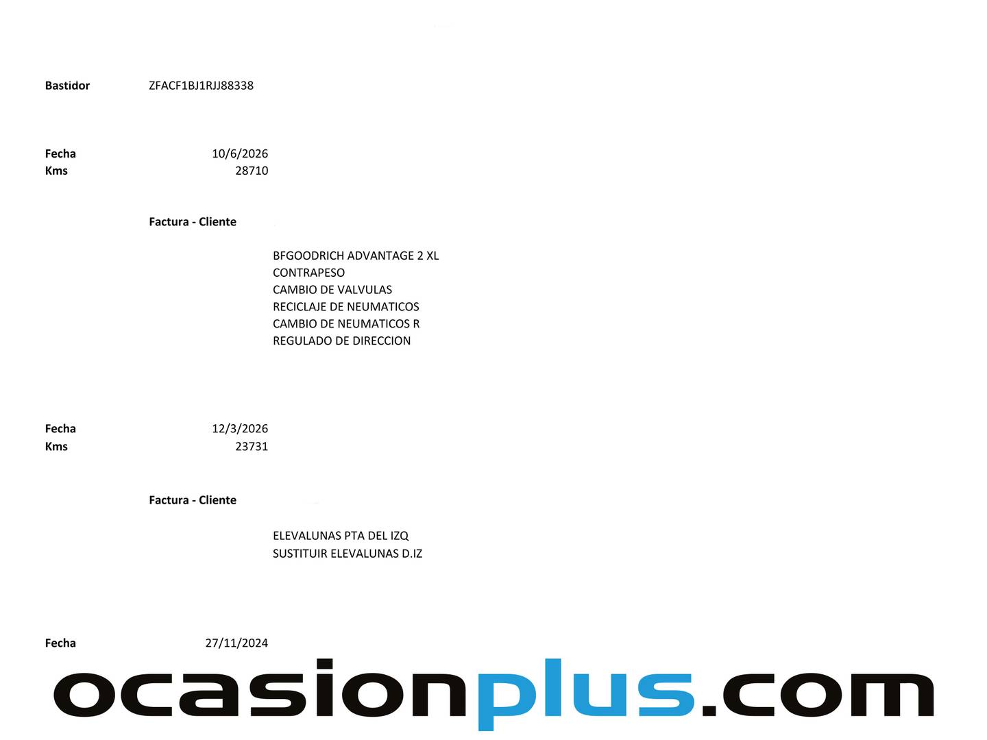 Foto del mantenimiento del Fiat 500 Fiat 500 1.0 Hybrid Dolcevita (70 CV)