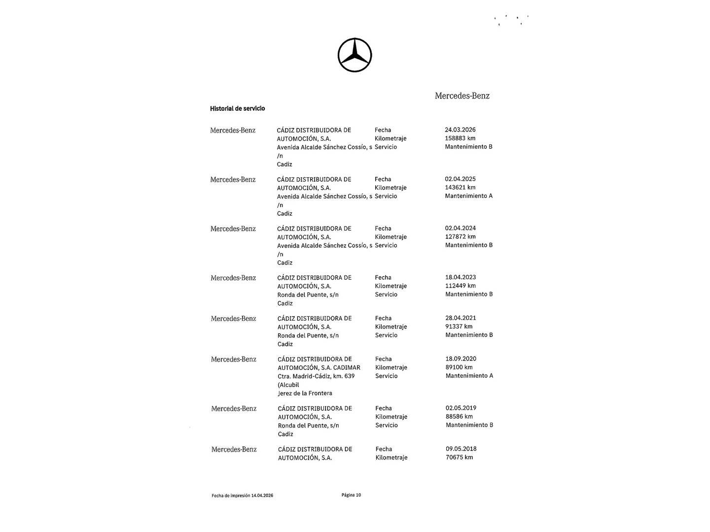 Foto del mantenimiento del Mercedes Clase C Mercedes Clase C C 220 CDI Blue Efficiency Avantgarde (170 CV)