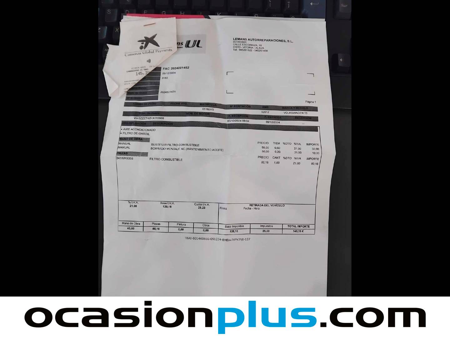 Foto del mantenimiento del Volkswagen Caravelle Volkswagen Caravelle Trendline Batalla Corta 2.0 TDI BMT Camperizada (102 CV)