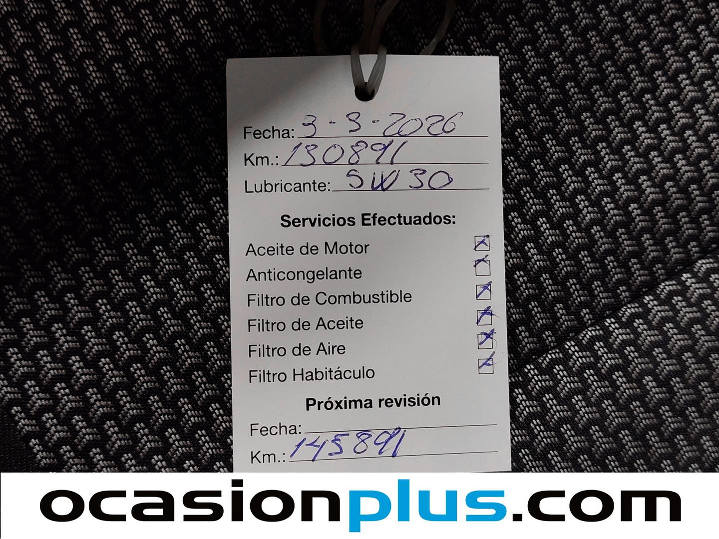 Foto del mantenimiento del Opel Grandland X Opel Grandland X 1.5 CDTi S&S Selective (130 CV)
