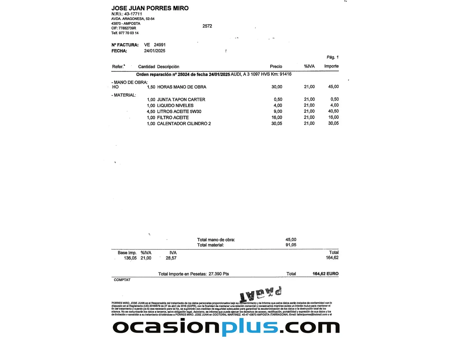 Foto Audi A3 Audi A3 Sportback Attracted 1.6 TDI (105 CV)