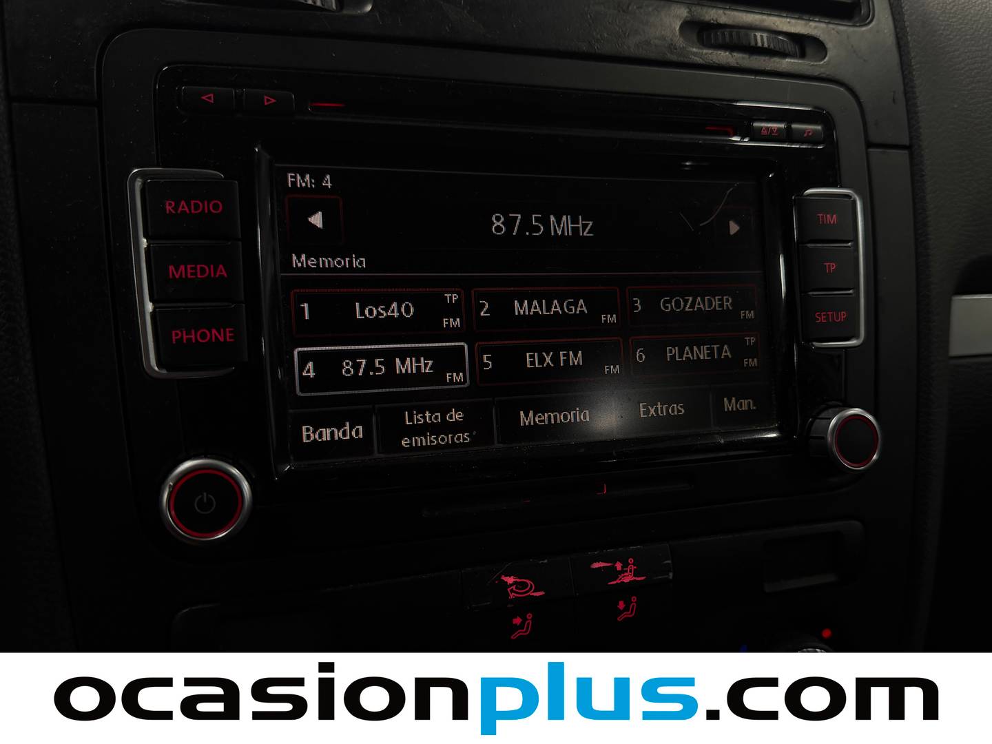 Extras del Volkswagen Golf Volkswagen Golf Sportline 1.6 FSI (115 CV)