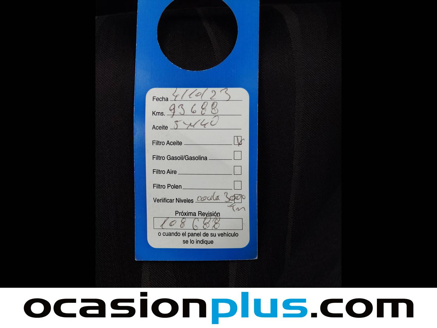 Foto del mantenimiento del Nissan Pixo Nissan Pixo 1.0G VISIA (68 CV)