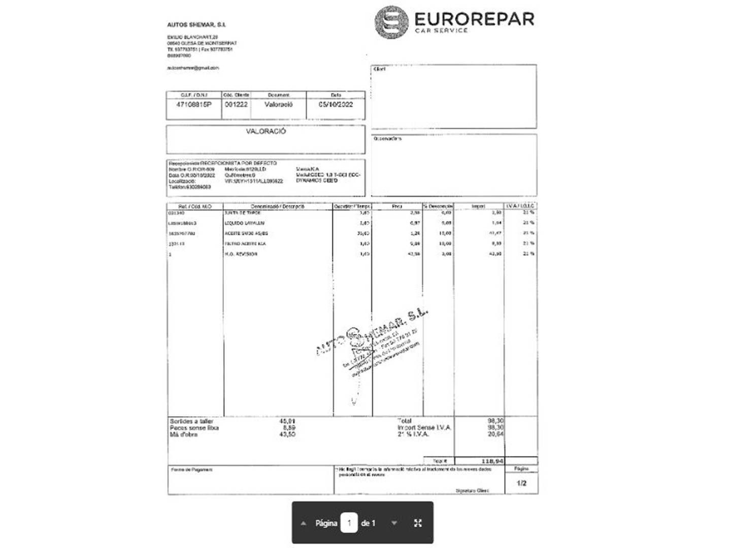 KIA Ceed KIA Ceed 1.0 T-GDi Concept (120 CV) manual