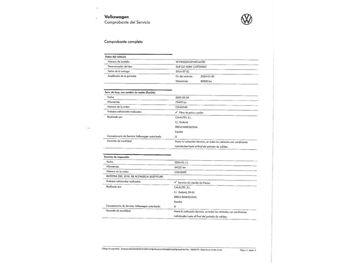 Foto Volkswagen Golf Volkswagen Golf 2.0 TDI CR BMT R-LINE (150 CV)