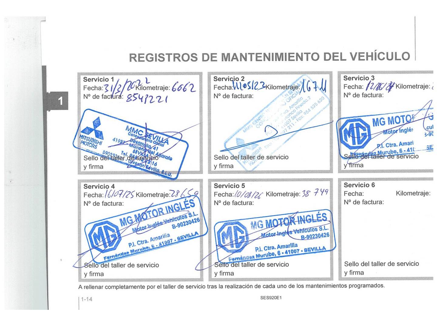 Foto del mantenimiento del Mitsubishi Eclipse Cross Mitsubishi Eclipse Cross 150T Spirit (163 CV)