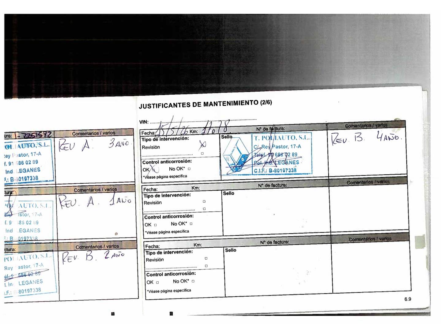 Foto del mantenimiento del Renault Arkana Renault Arkana Zen TCe (140 CV) EDC Microhíbrido