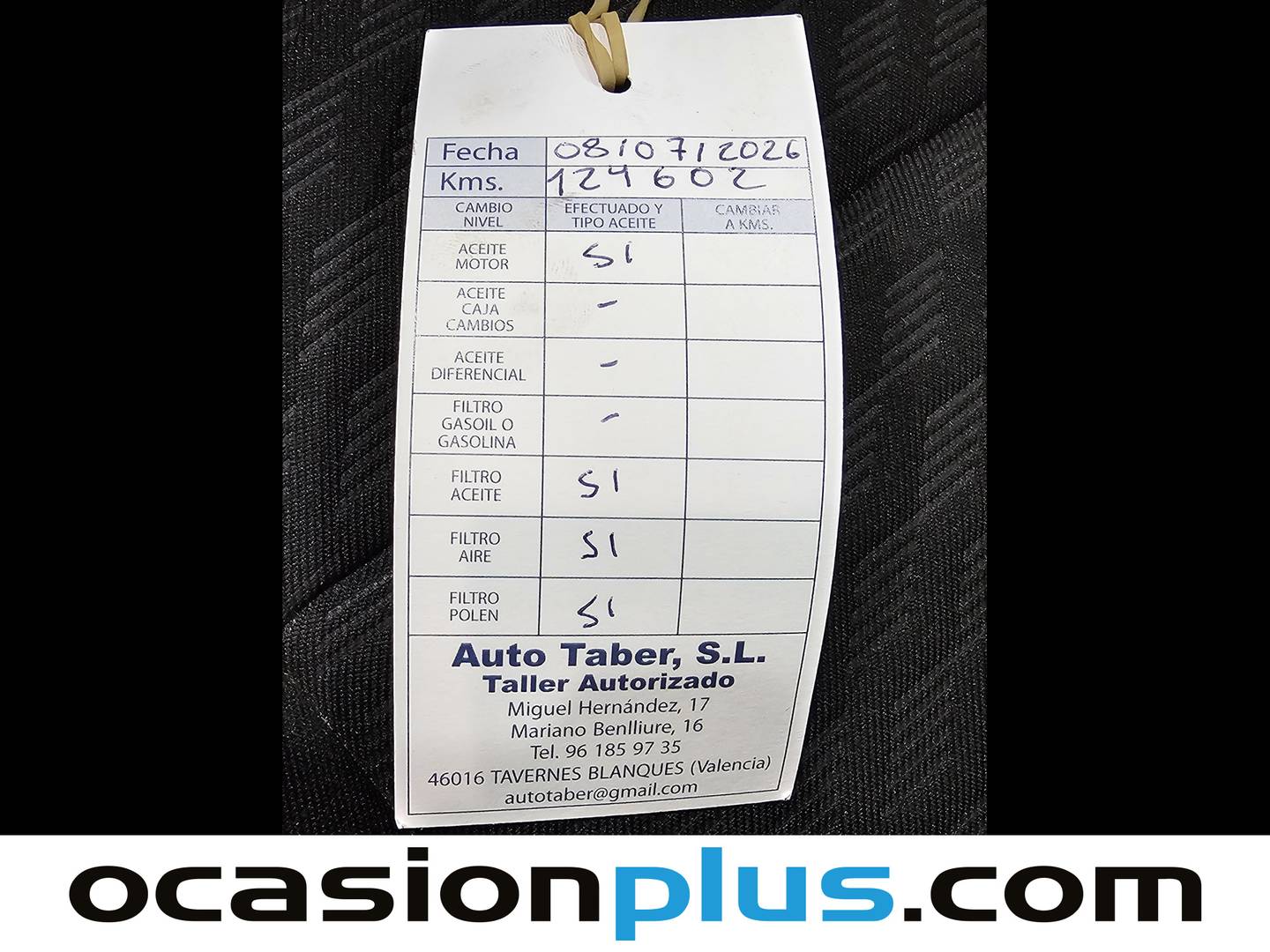 Foto del mantenimiento del Ford Puma Ford Puma 1.0 EcoBoost Titanium (125 CV)