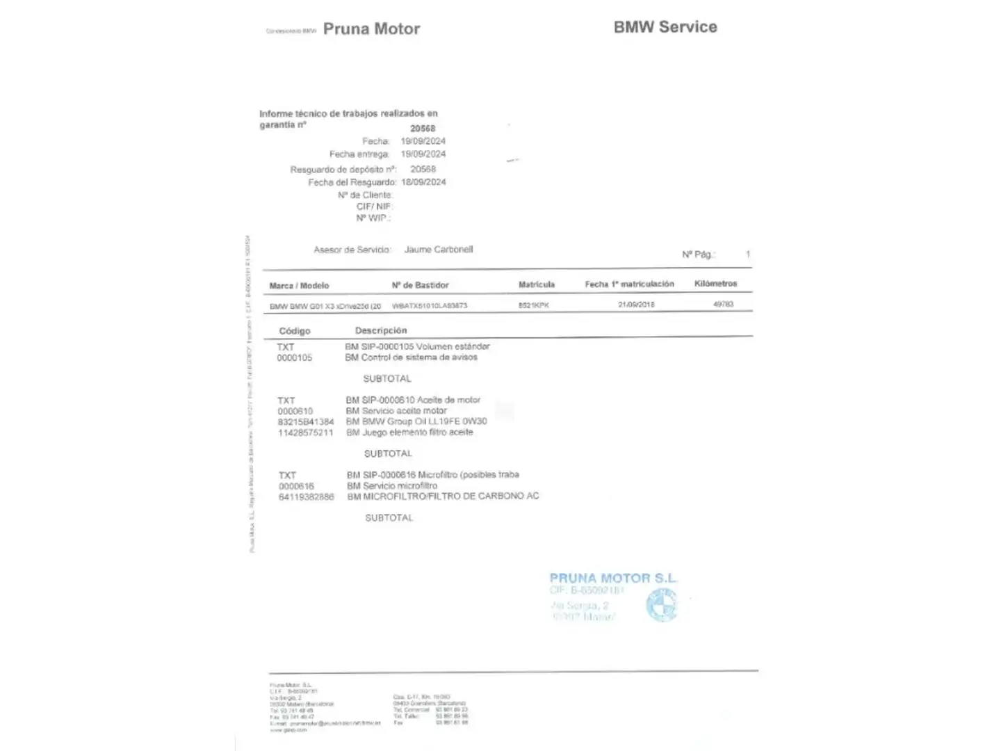 Foto BMW X3 BMW X3 xDrive25d  (231 CV)