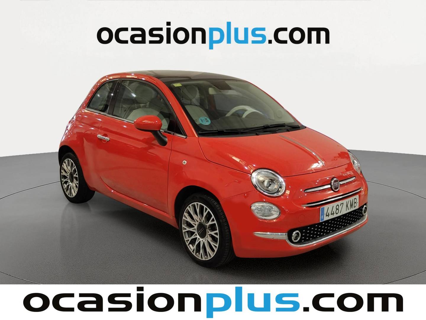Foto delantera Fiat 500 Fiat 500 1.2 8v Lounge (69 CV) derecha