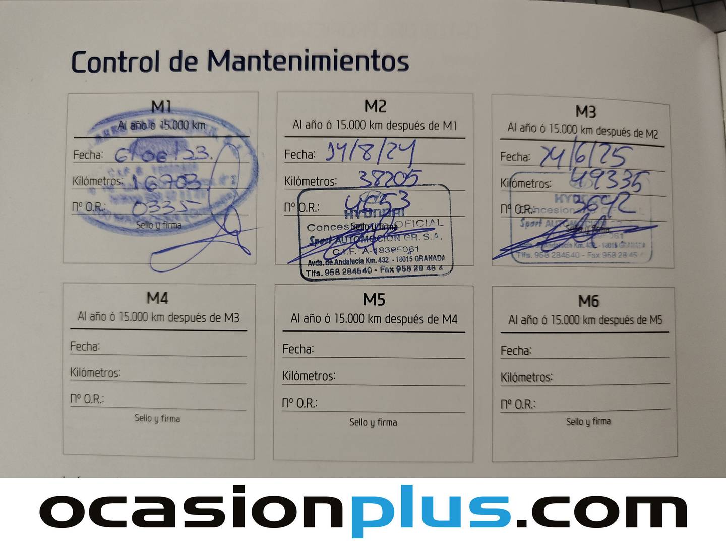 Foto del mantenimiento del Hyundai Kona Hyundai Kona 1.6 GDI HEV Maxx DCT (141 CV)