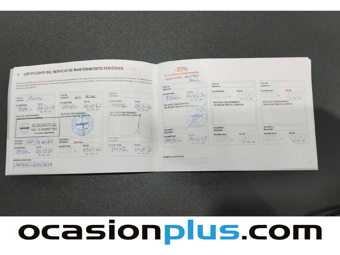 Foto del mantenimiento del Nissan QASHQAI Nissan Qashqai dCi 110 Tekna (110 CV)