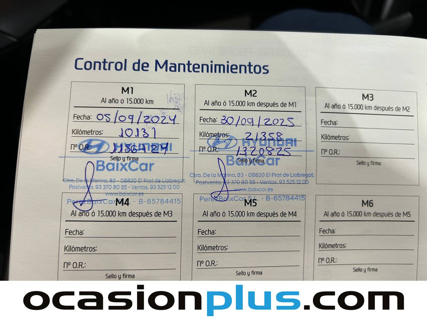 Foto del mantenimiento del Hyundai i20 Hyundai i20 1.2 MPI N Line 30 Aniversario (84 CV)