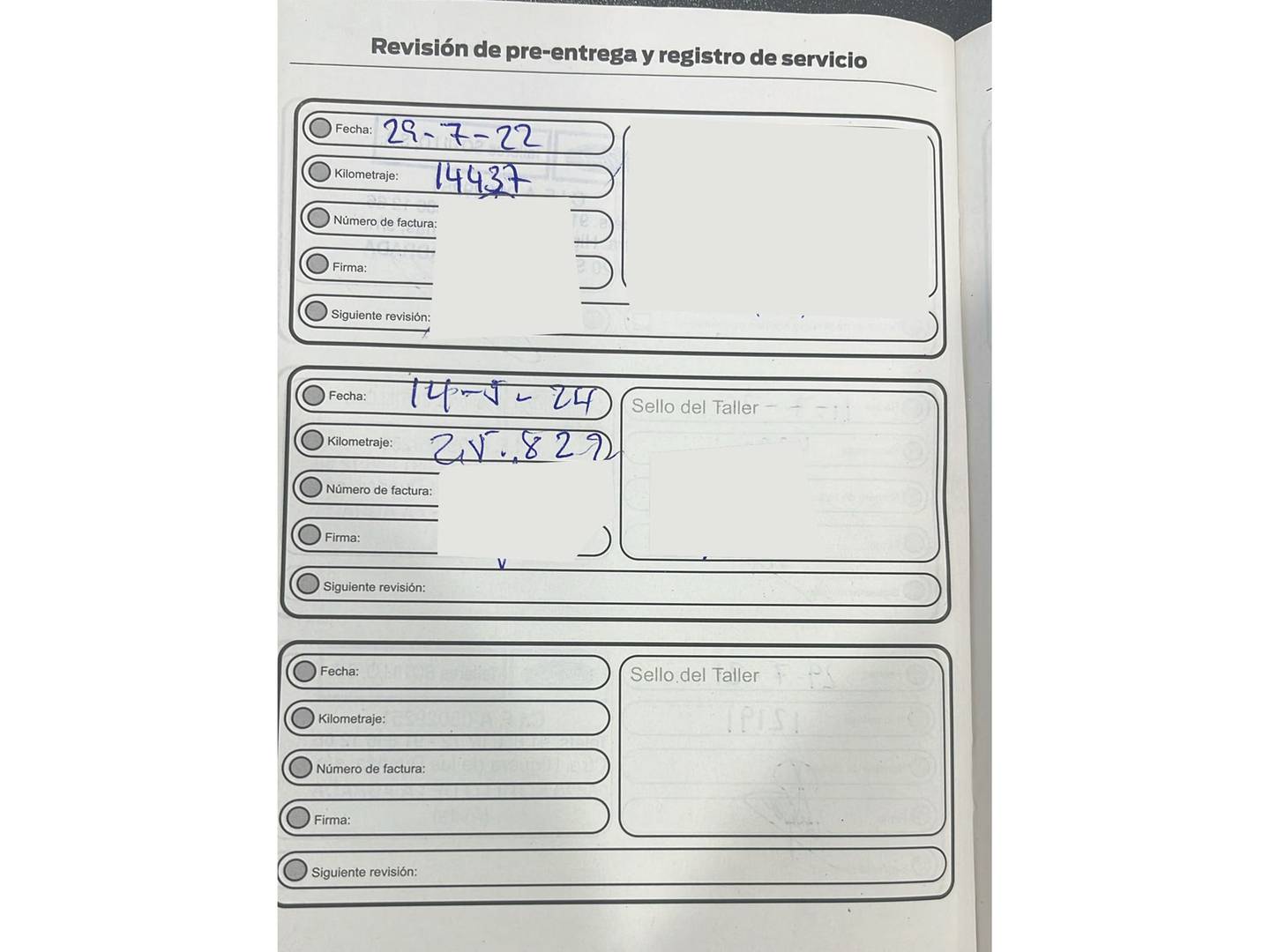 Foto del mantenimiento del Ford EcoSport Ford EcoSport 1.0T EcoBoost S&S Titanium Auto (125 CV)