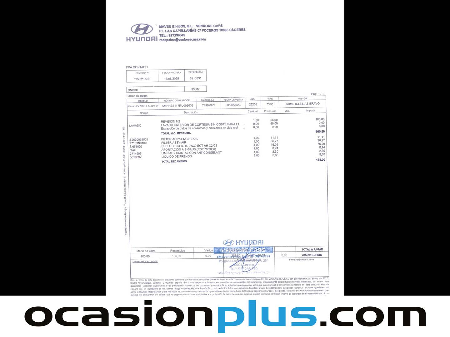 Foto Hyundai Kona Hyundai Kona 1.6 GDI HEV Maxx DCT (141 CV)