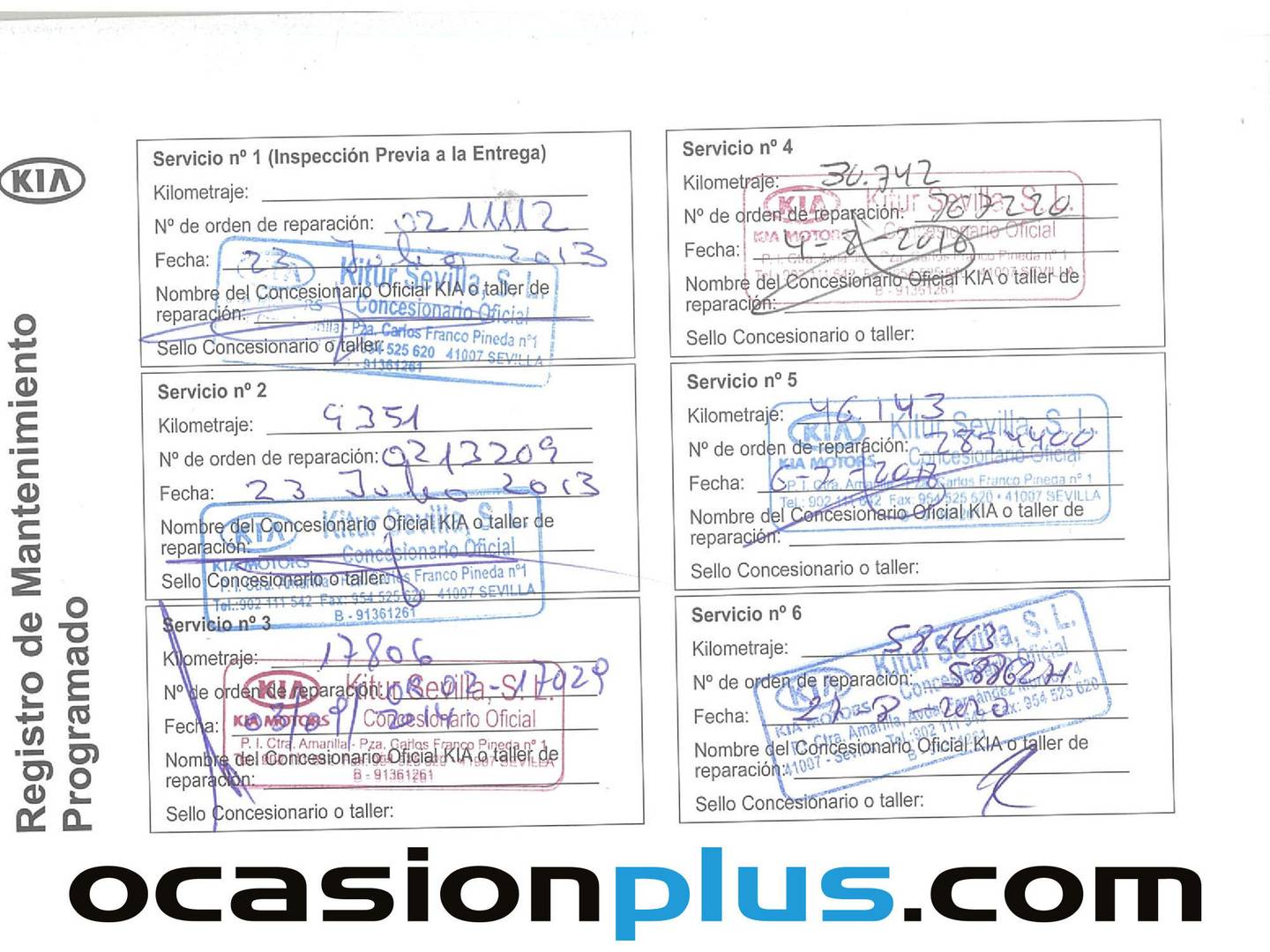 Foto del mantenimiento del KIA Sportage KIA Sportage 1.6 GDI Drive 4x2 (135 CV)