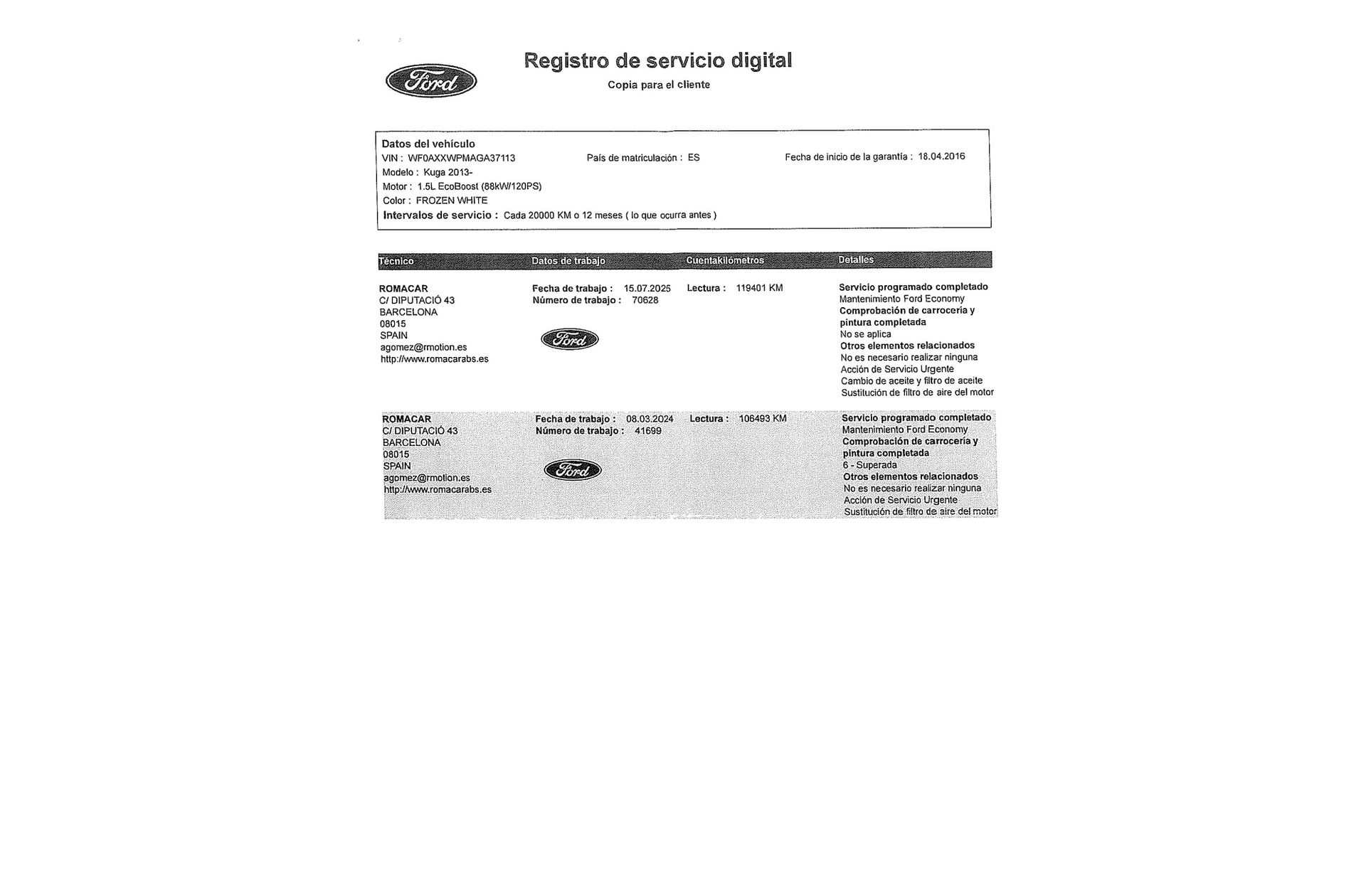 Ford Kuga 1.5 EcoBoost Trend 4x2 - foto 16
