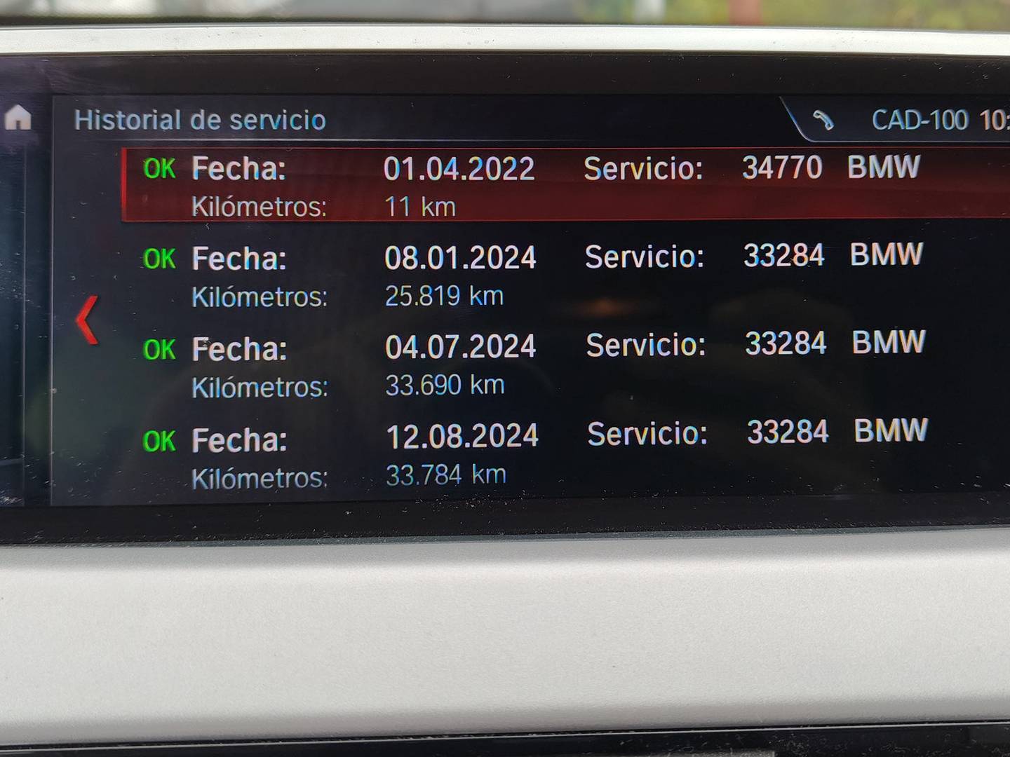 Foto del mantenimiento del BMW X1 BMW X1 sDrive18d 110 kW (150 CV)