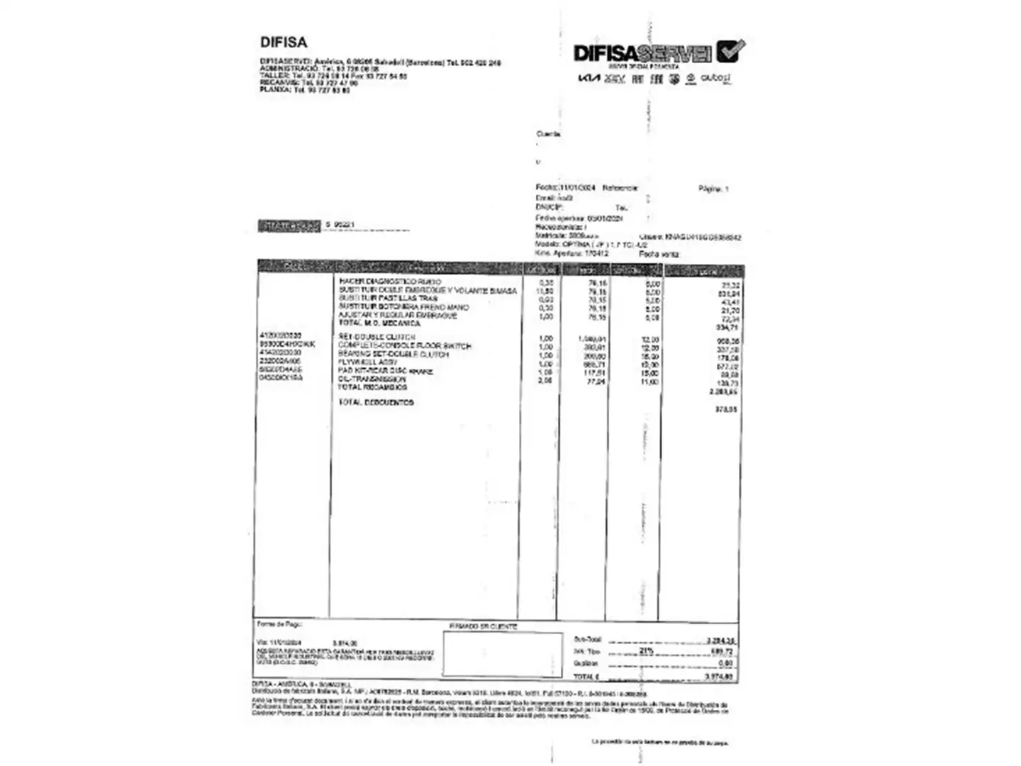 Foto KIA Optima Kia Optima 1.7 CRDI Eco-Dynamics Emotion DCT (141 CV)