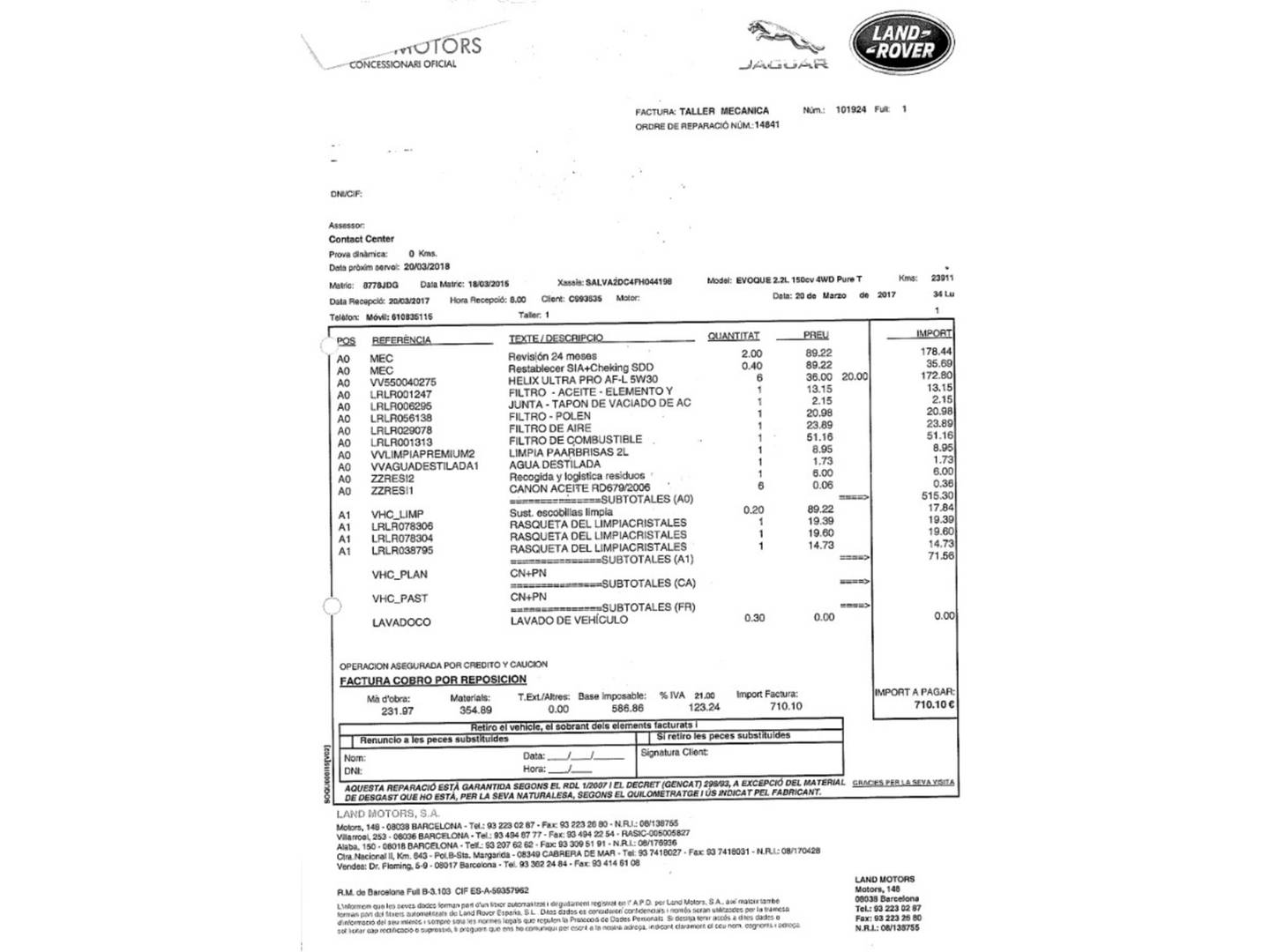 Foto Land Rover Range Rover Evoque Land Rover Range Rover Evoque 2.2L TD4 Pure Tech 4x4  (150 CV)