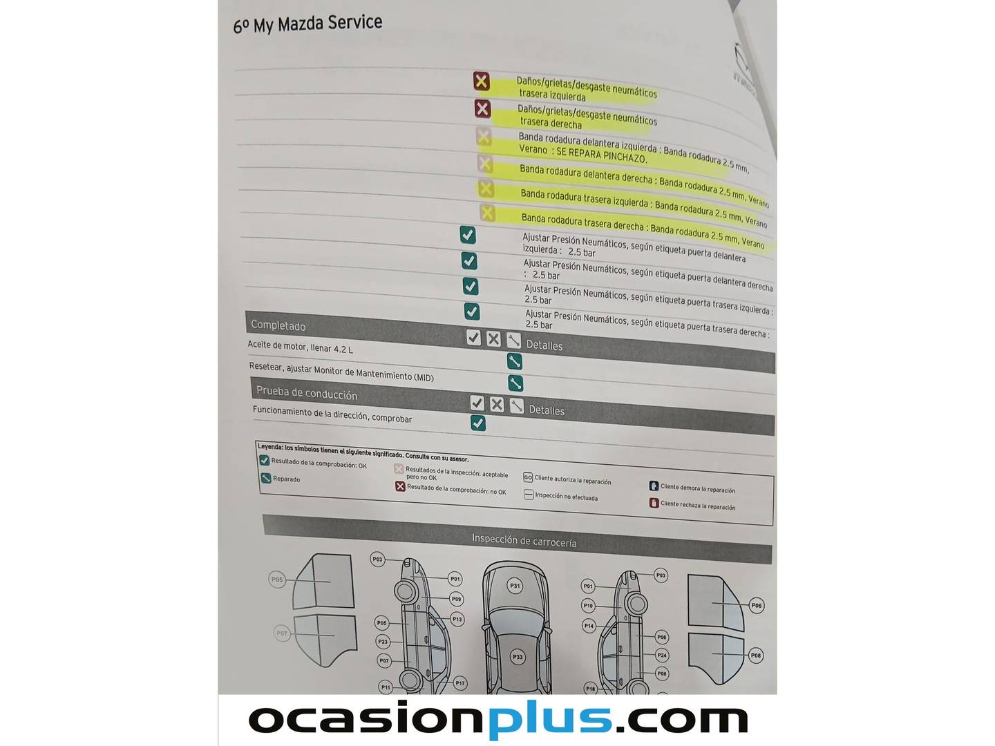 Foto del mantenimiento del Mazda CX-5 Mazda CX-5 2.0 G Signature 2WD AT (165 CV)