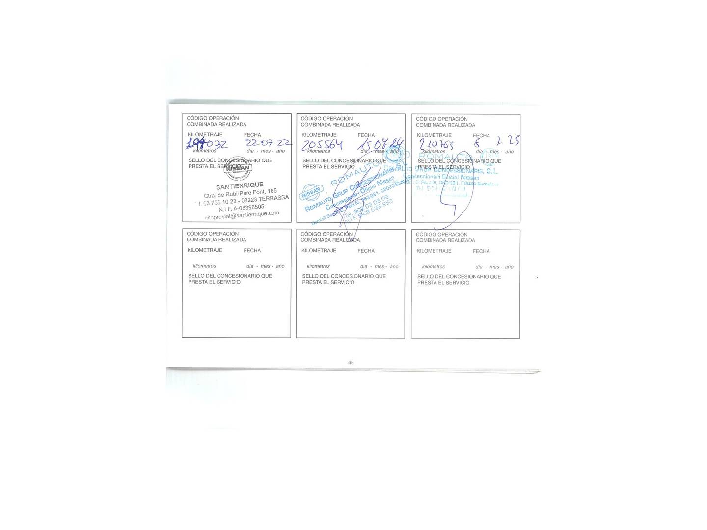 Foto del mantenimiento del Nissan QASHQAI Nissan Qashqai dCi 150 Acenta 4x2 (150 CV)