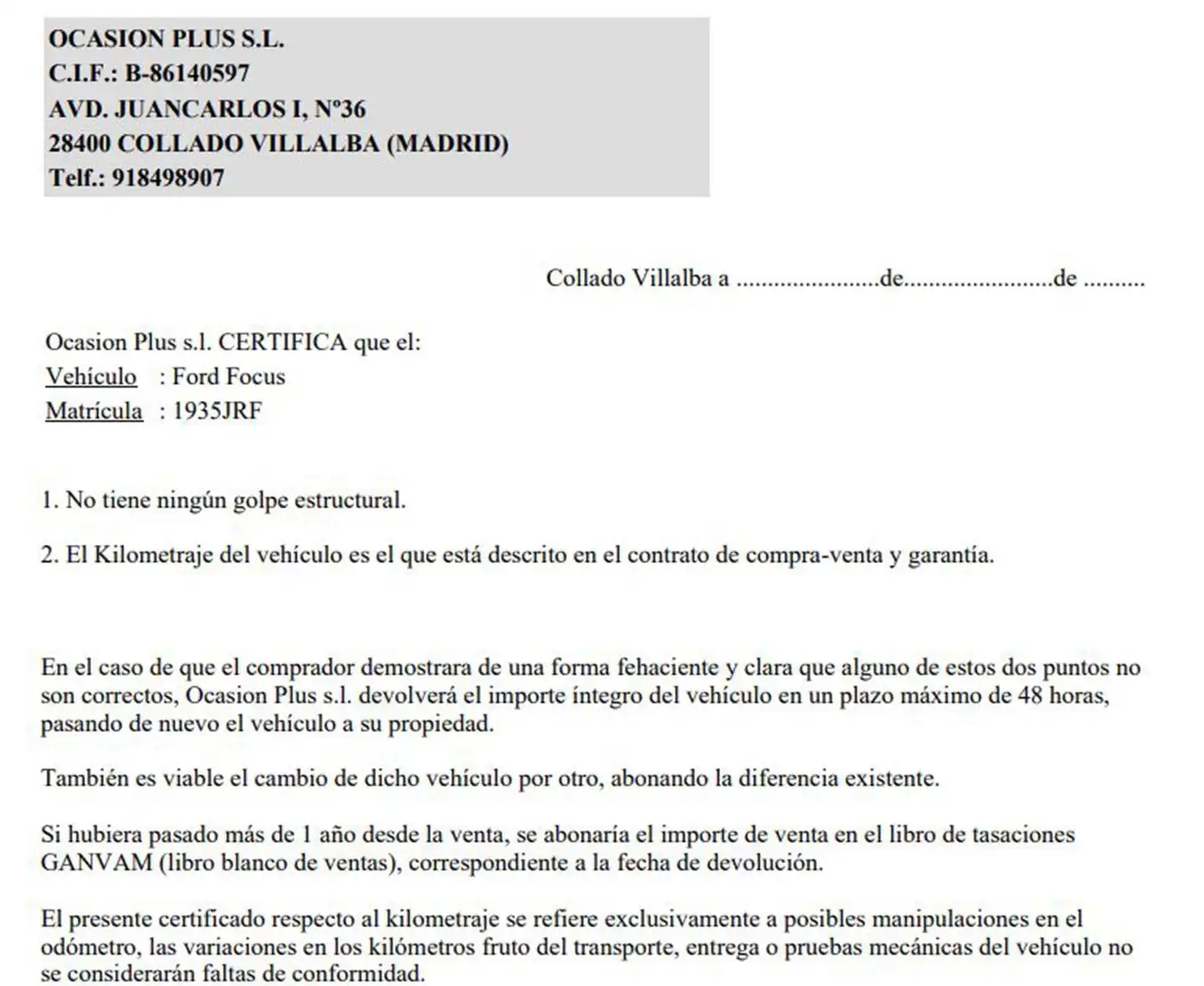 Foto Ford Focus Ford Focus 1.0 Ecoboost S&S Business (125 CV)