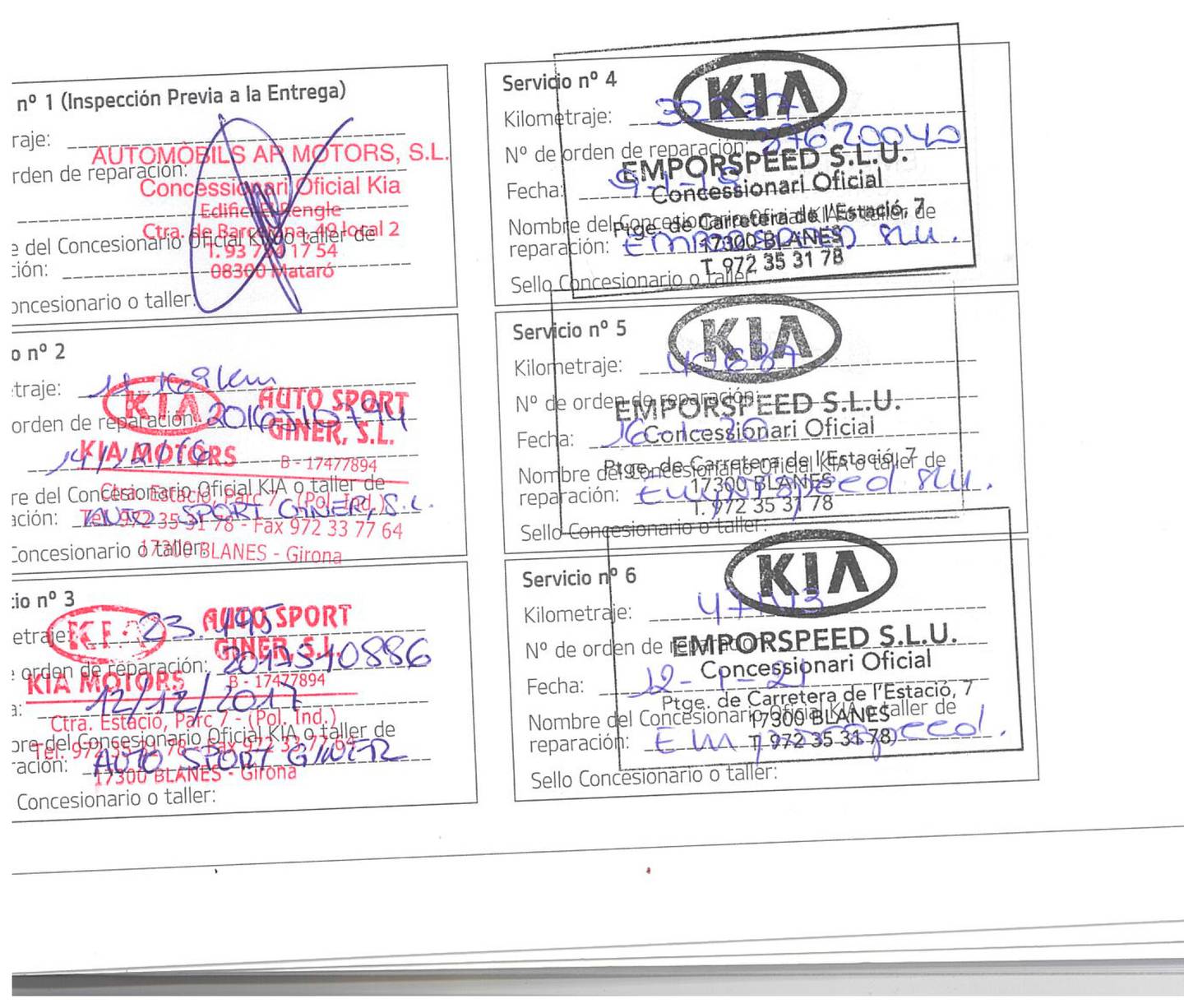 Foto del mantenimiento del KIA Sportage KIA Sportage 1.6 GDI x-Tech Eco-Dynamics 4x2 (135 CV)