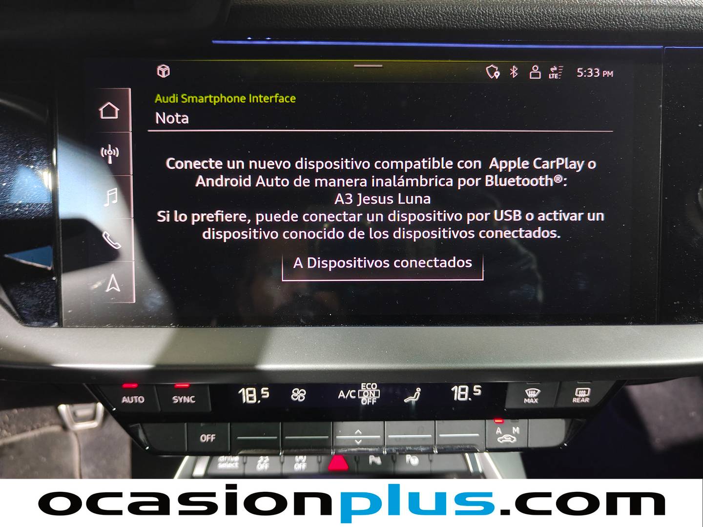Equipamiento del Audi A3 Audi A3 Sportback Genuine edition 30 TFSI (110 CV) Pack S-Line