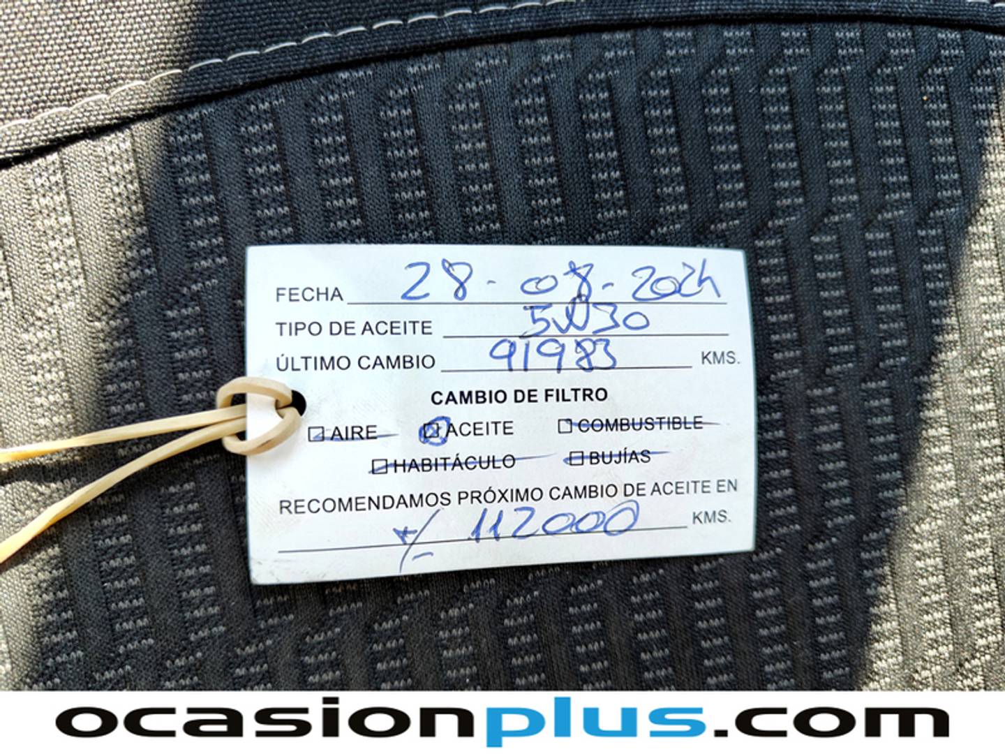 Foto del mantenimiento del Peugeot 208 Peugeot 208 PureTech 82 Style (82 CV)