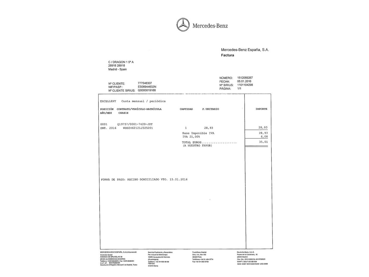 Foto del mantenimiento del Mercedes Clase B Mercedes Clase B B 180 CDI (109 CV)