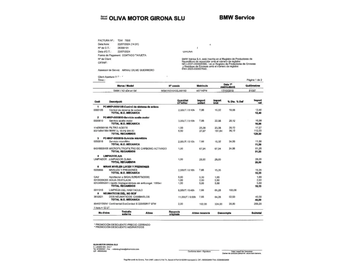 Foto BMW X2 BMW X2 sDrive18d (150 CV)