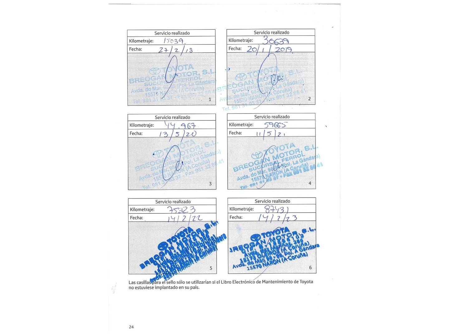 Foto del mantenimiento del Toyota C-HR Toyota C-HR 1.8 125H Advance (122 CV)