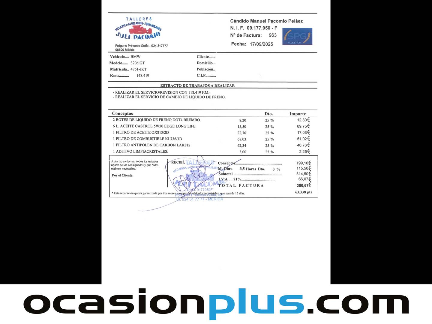 Foto BMW Serie 3 BMW Serie 3 320d Gran Turismo (190 CV)