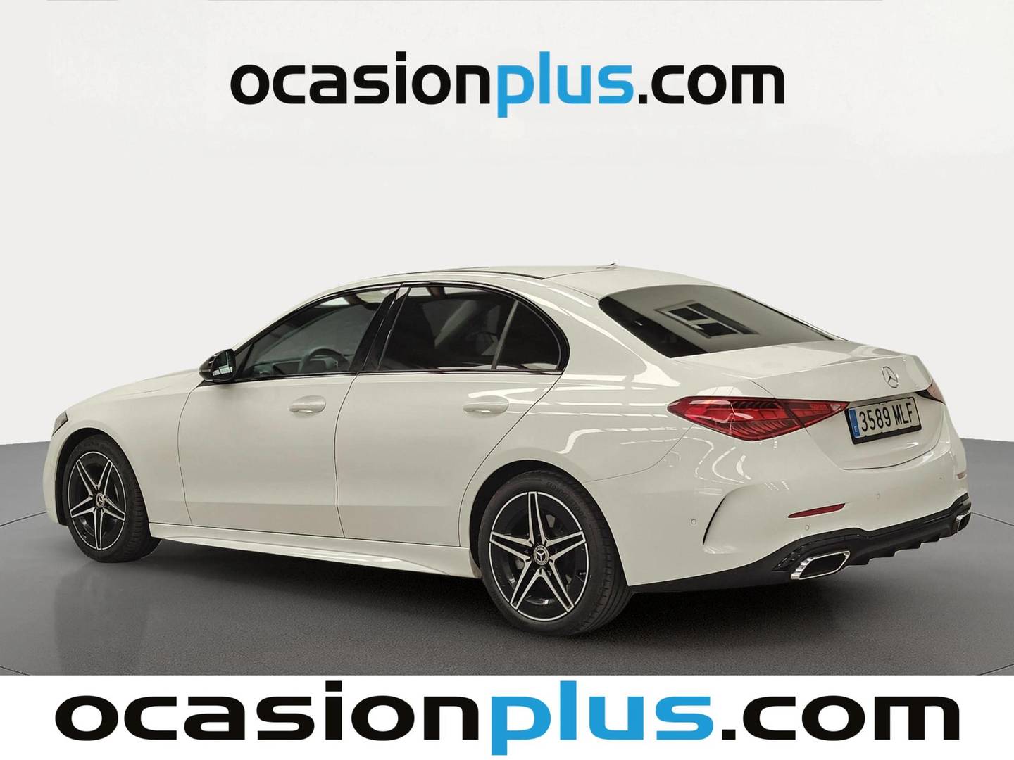 Foto trasera Mercedes Clase C Mercedes Clase C 200 d (163 CV) Pack AMG izquierda