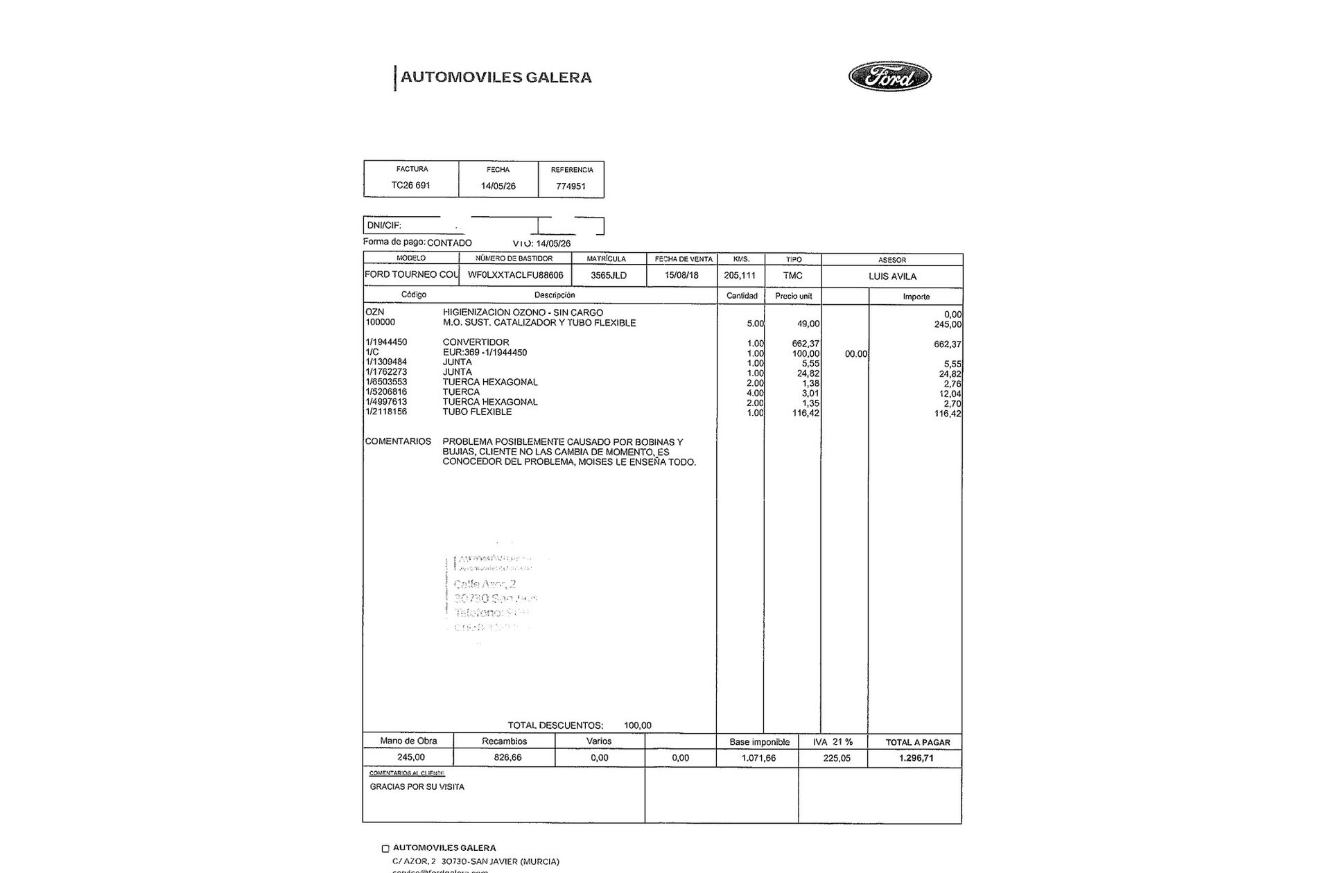Ford Tourneo Courier 1.0 EcoBoost Ambiente - foto 15