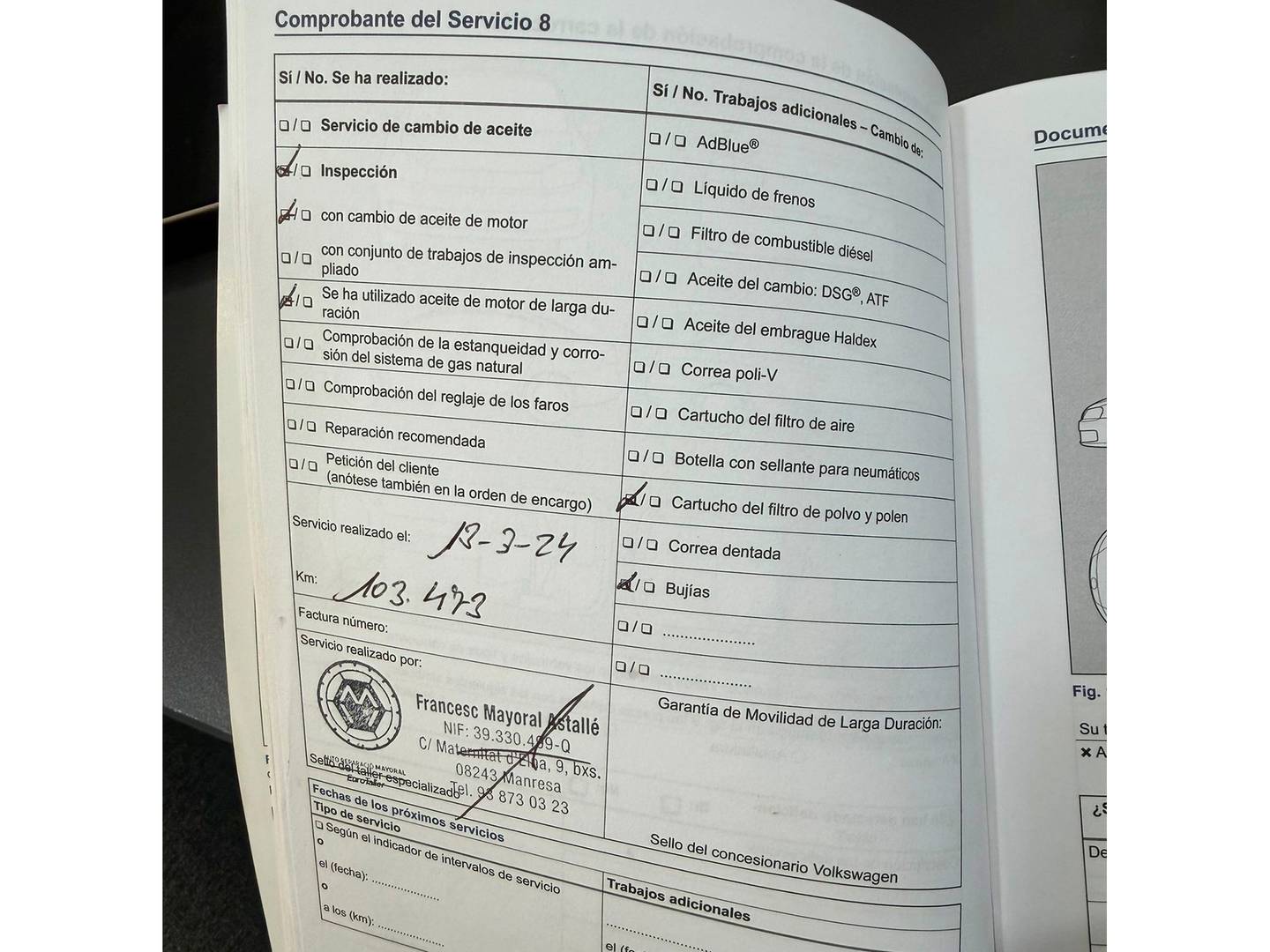 Foto del mantenimiento del Volkswagen Polo Volkswagen Polo Sport 1.2 TSI BMT (110 CV)