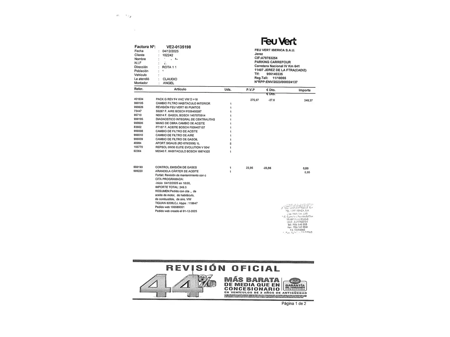 Foto Volkswagen Tiguan Volkswagen Tiguan Advance 2.0 TDI (150 CV) Pack R-Line