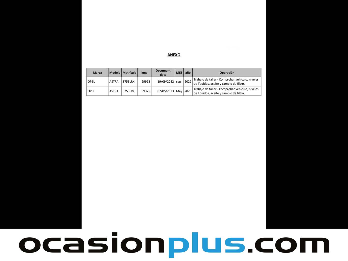 Foto del mantenimiento del Opel Astra Opel Astra Sports Tourer 1.2 Turbo SHL GS Line (110 CV)