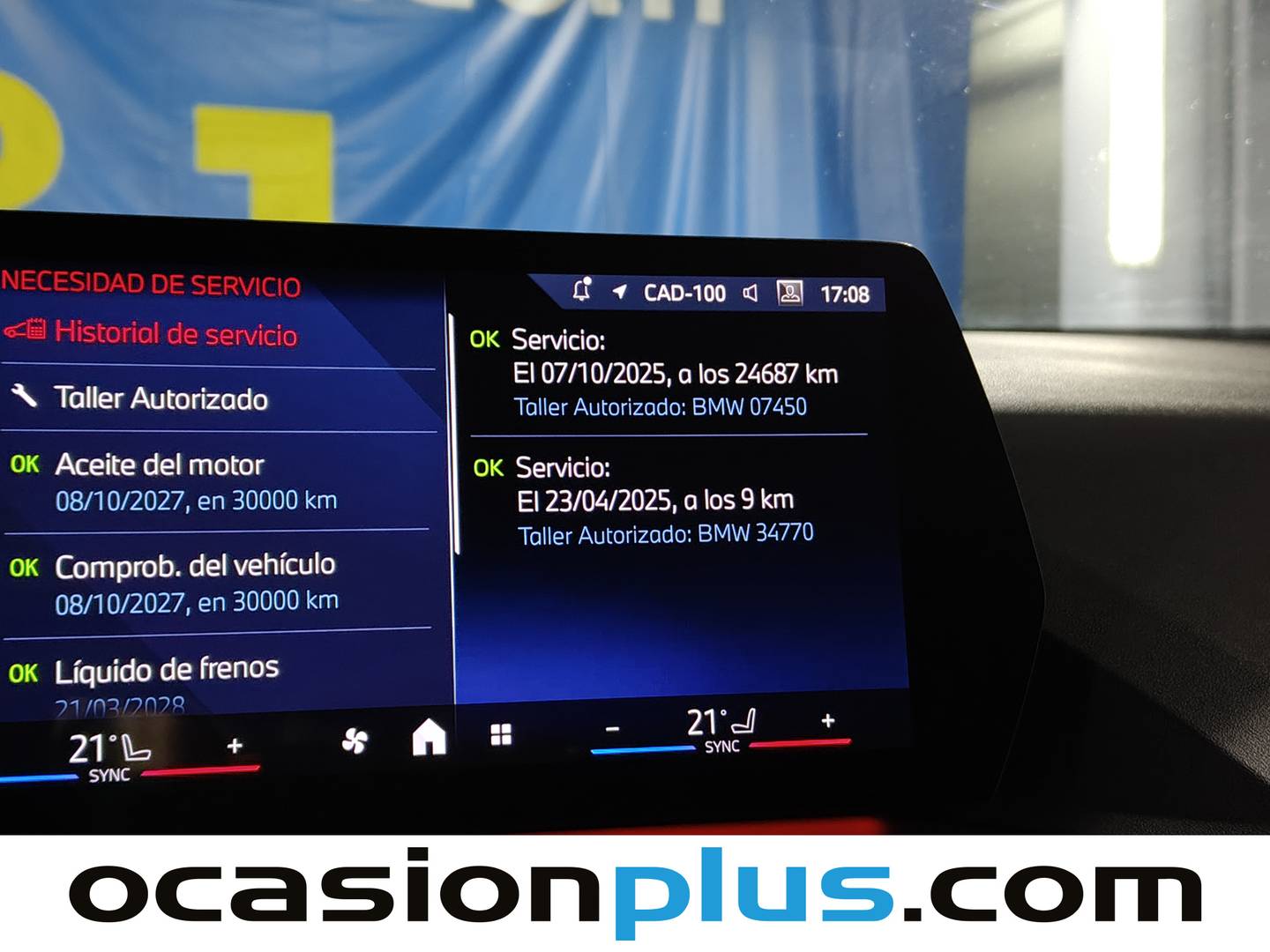 Foto del mantenimiento del BMW Serie 1 BMW Serie 1 116i (122 CV) Pack M