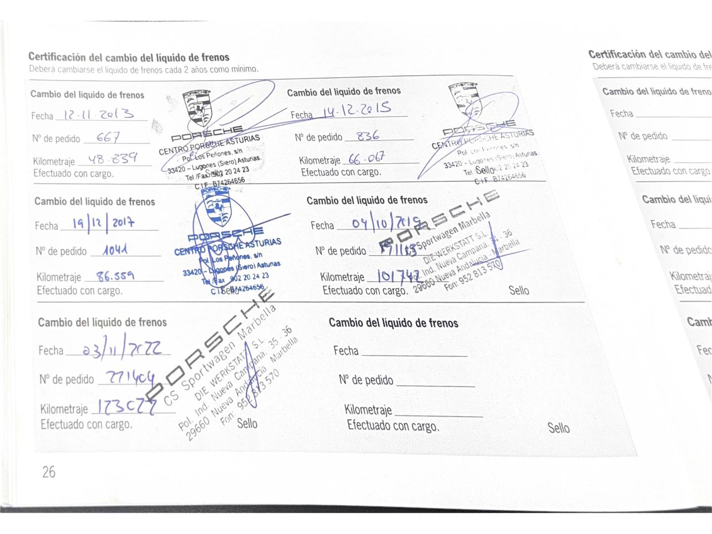 Foto del mantenimiento del Porsche 911 Porsche 911 Carrera 4S Coupe (385 CV)