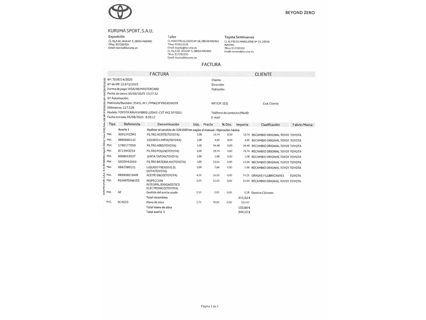Foto Toyota Rav4 Toyota Rav4 2.5l hybrid Feel! (218 CV)