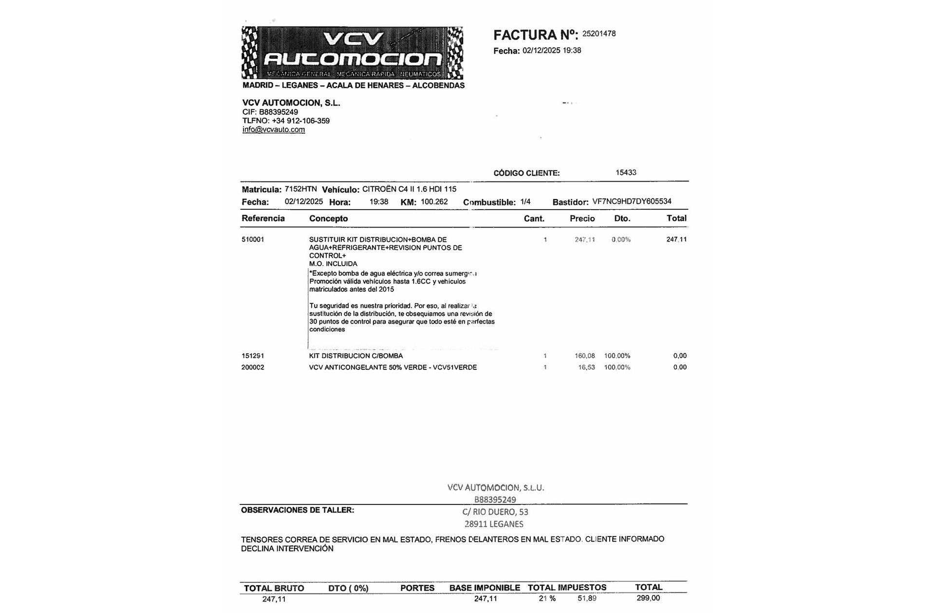 Citroën C4 1.6 HDi Tonic - foto 17